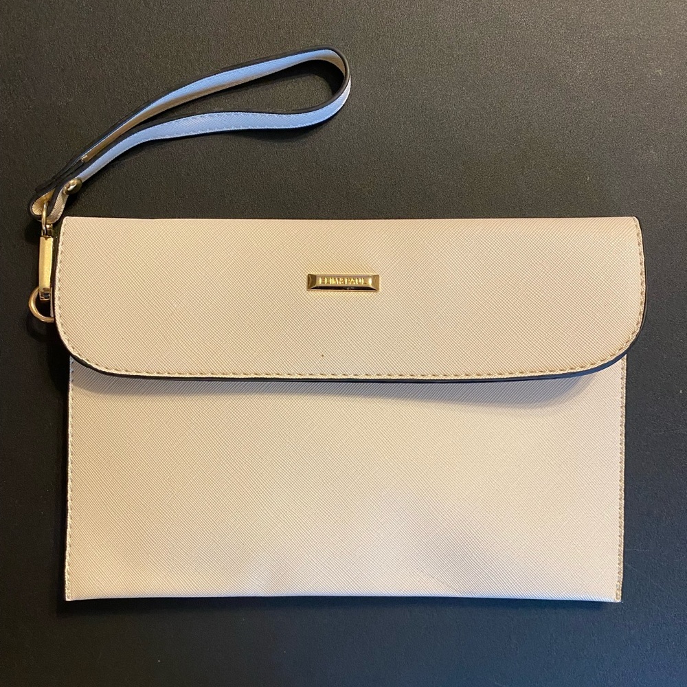 NWOT Elim & Paul flat purse with card/pic holder